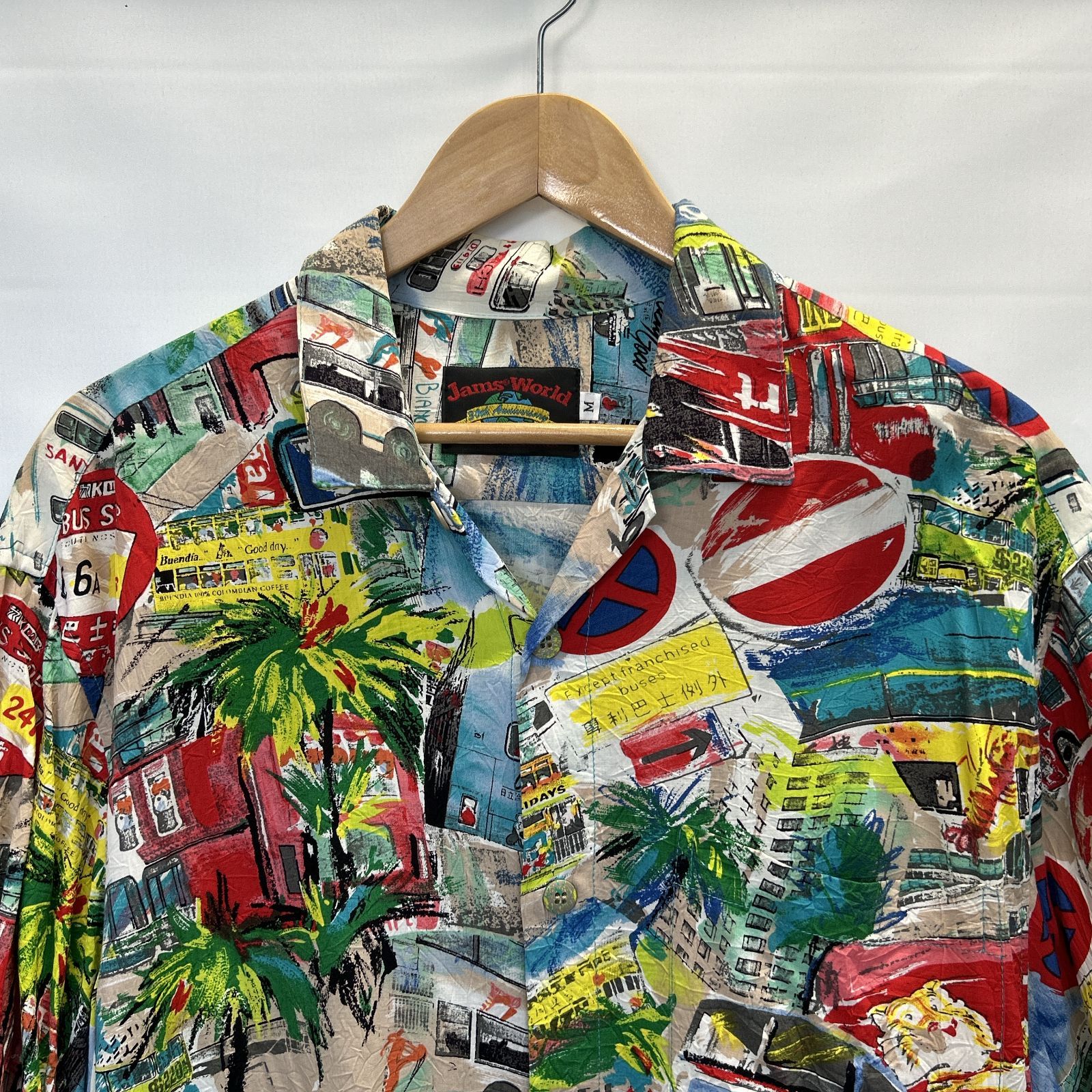 浜館75-2276] [店舗併売品] JAMS WORLD ジャムズワールド アロハシャツ
