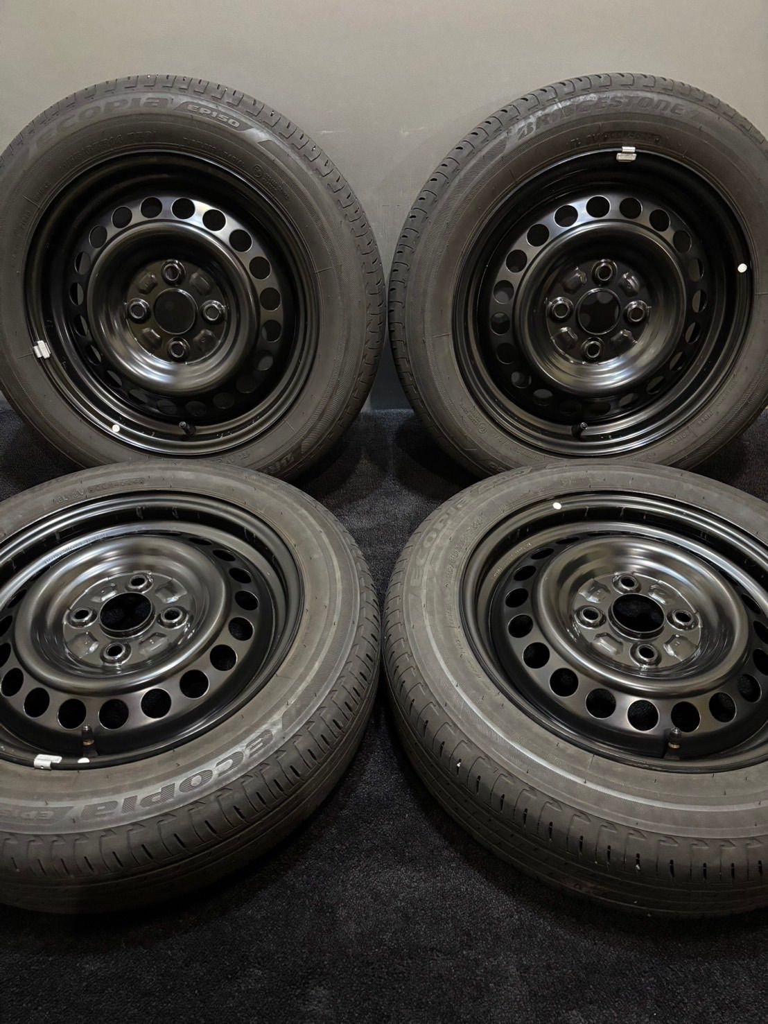 ☆155/65R14 BRIDGESTONE/ECOPIA EP150 24年製 ダイハツ 純正 14インチ 