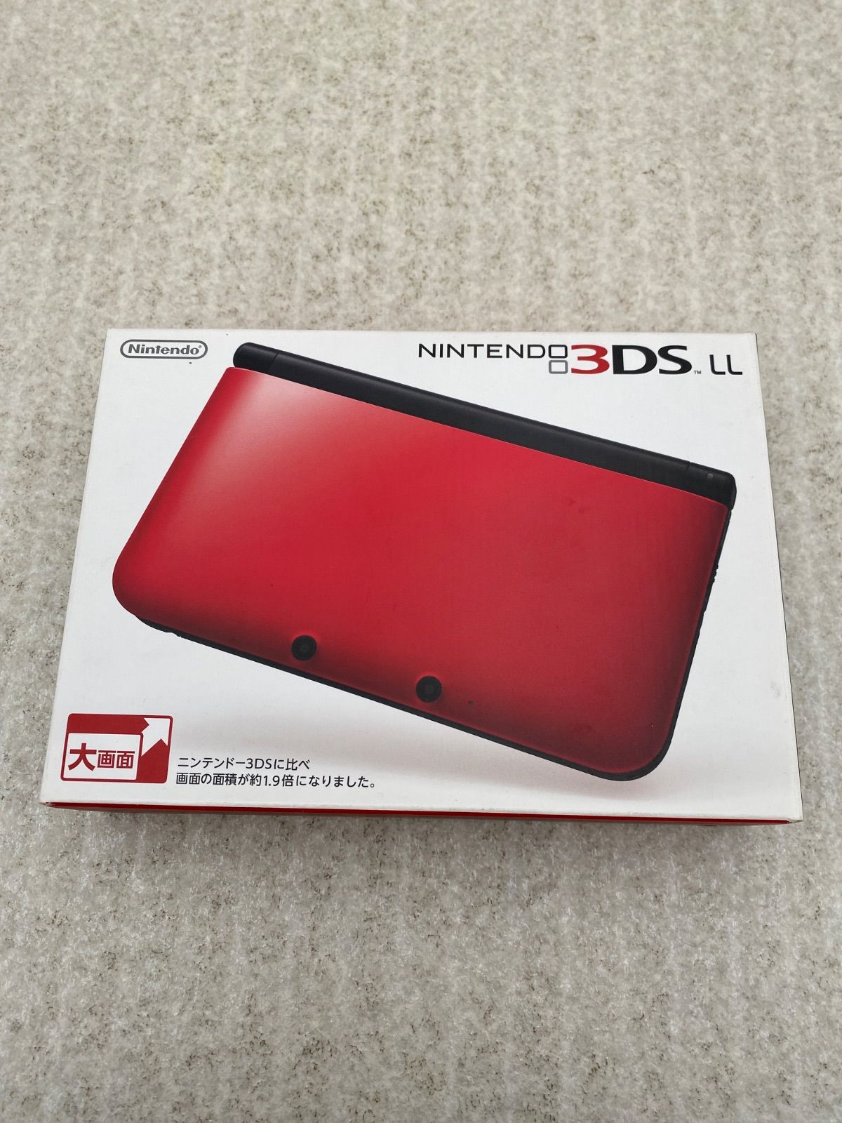 ◇ニンテンドー3DSLL本体 レッド×ブラック 0012568661 - メルカリ