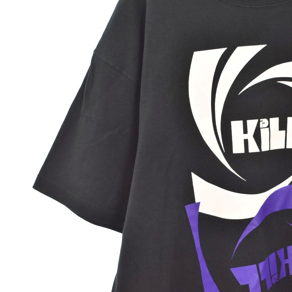 キディル KIDILL Tシャツ 半袖 プリント F 黒 ブラック KL759 ☆AA