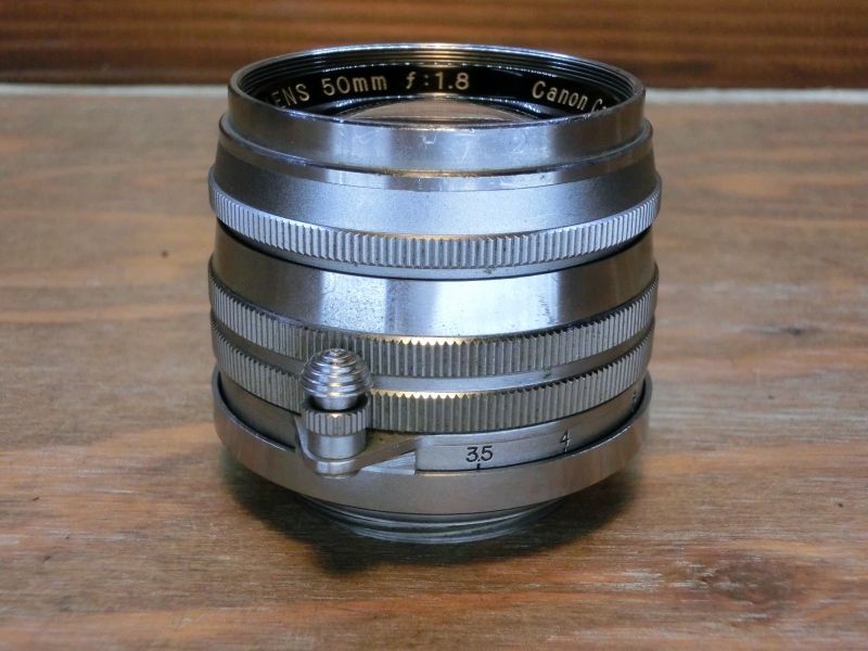 7907 Canon LENS 50mm 1.8 ライカ L39マウント Lマウント 標準レンズ