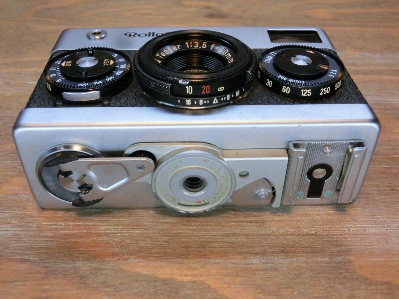 7908 良品 Rollei 35 露出計OK ドイツ製 シルバー ローライ フィルム