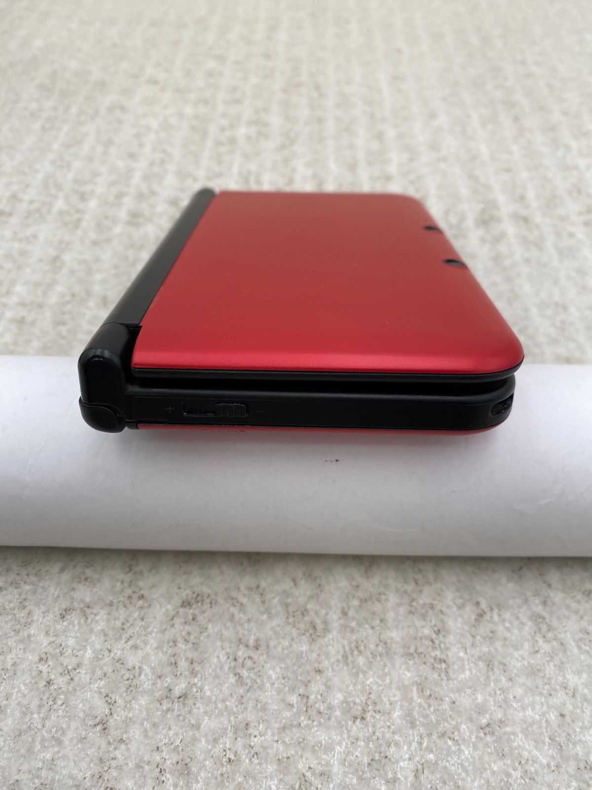 6-168【美品】ニンテンドー3DS LL レッド×ブラック Nintendo 3DS LL XL Red Black Console Only Japanese Excellent【1Day