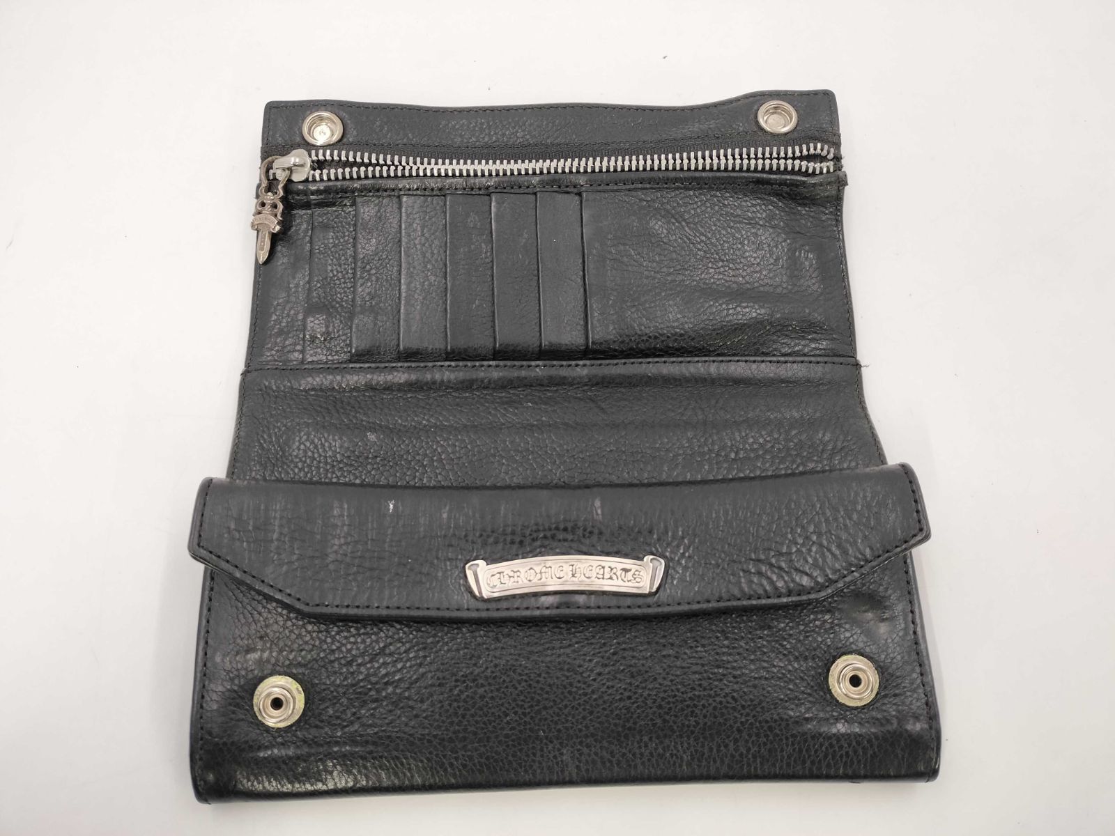 CHROME HEARTS クロムハーツ グリーシー ロングウォレット 財布 - メルカリ
