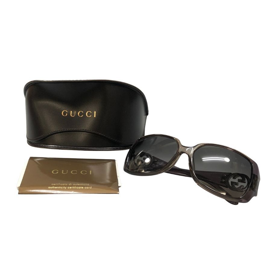 GUCCI グッチ GG2400 インターロッキングG サングラス プラスティック レディース [中古] 中古・古着通販】GUCCI (グッチ) インターロッキングGサングラス