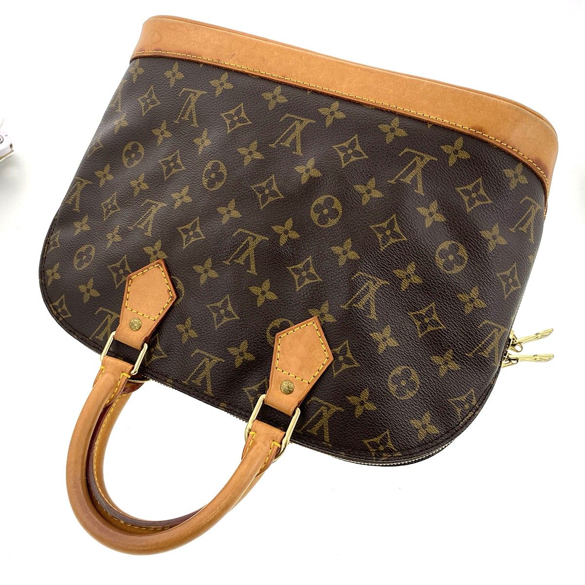本物 ルイヴィトン LOUIS VUITTON LV 旧型 アルマ PM モノグラム 