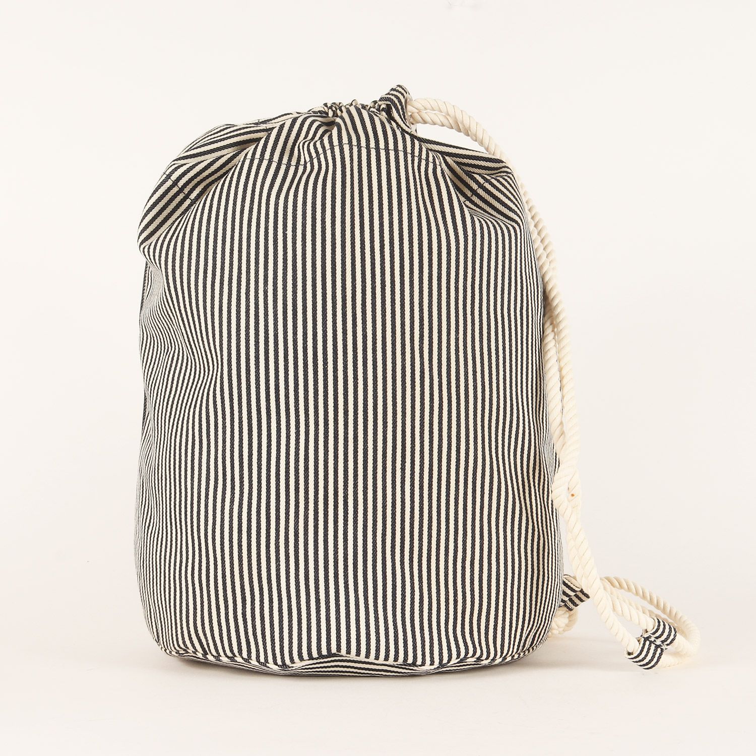 【新品同様】STUDIO D'ARTISAN ステュディオ ダルチザン バッグ | FASHION FREAK P.X別注 非売品 ヒッコリーストライプ ランドリーバッグ | インディゴ ホワイト | ブランド カバン【メンズ】【中古】 新品同様】STUDIO D'ARTISAN ステュディオ ダルチザン バッグ