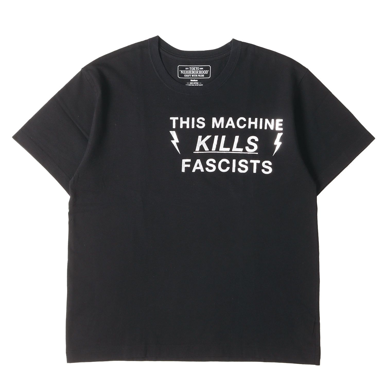 180053 現状品 NEIGHBORHOOD ネイバーフッド 半袖Tシャツ M メンズ [0000000007829] NEIGHBORHOOD ネイバーフッド Tシャツ ブラック 黒 サイズ:M