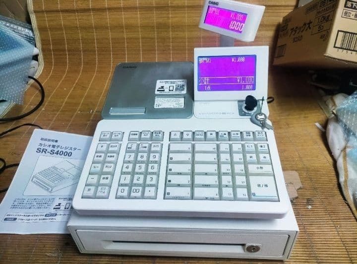 カシオレジスターSR-S4000 550147 - メルカリ