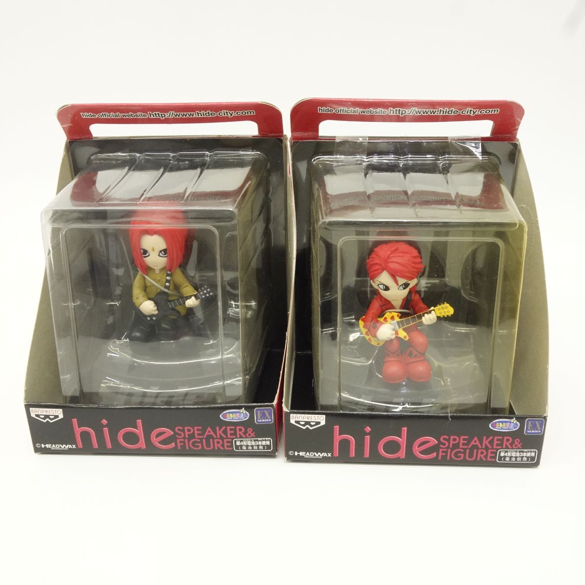hide SPEAKER & FIGURE 2種セット 未開封】hide SPEAKER FIGURE スピーカー フィギュア 2種 セット