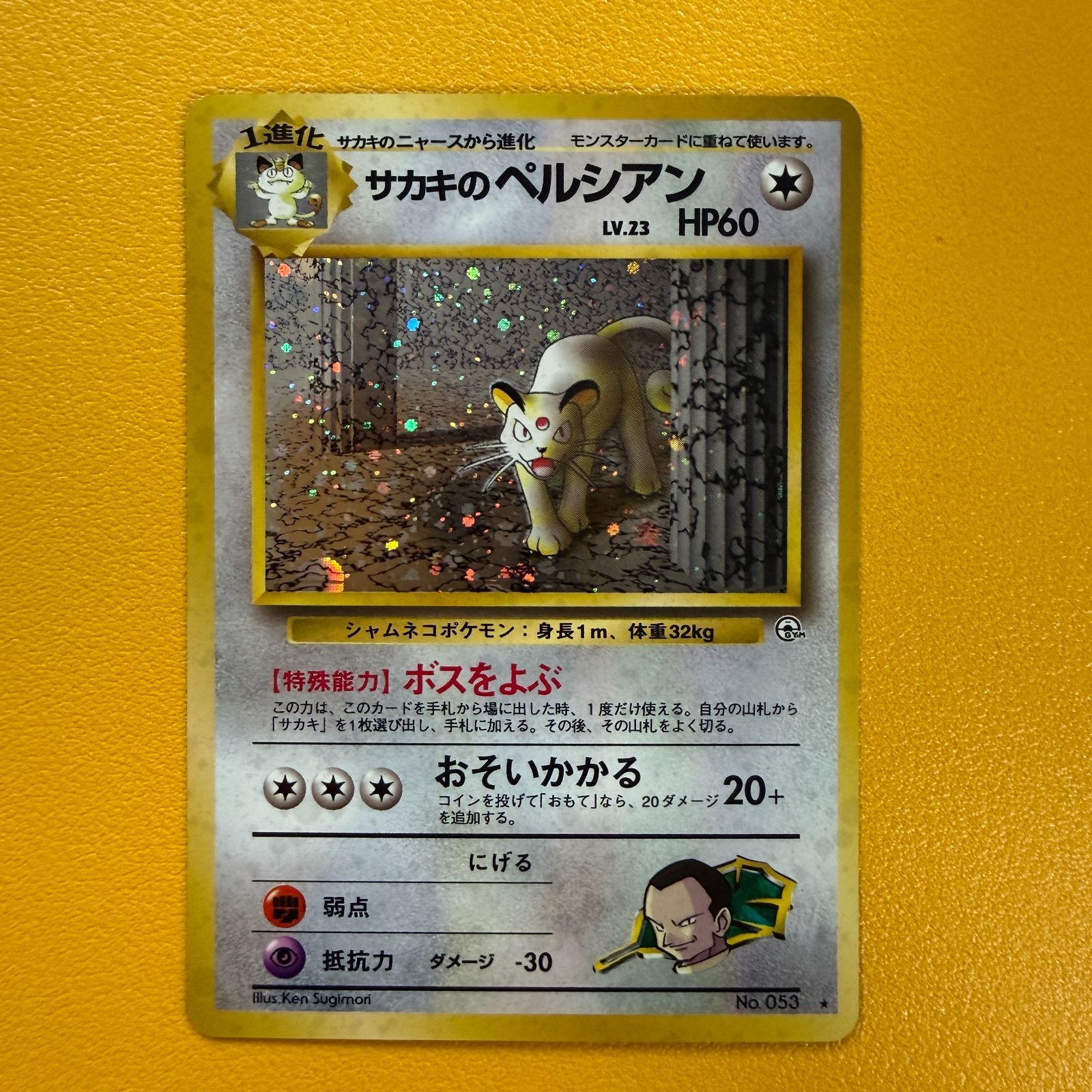 【美品】サカキのペルシアン含む進化セット サカキのペルシアン 旧裏 ペルシアン 1枚の通販 ko85（303229037） | magi