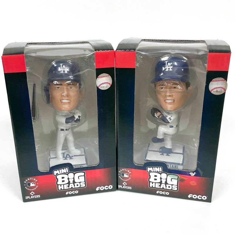 VF5256 中古 foco BIG HEADS 大谷翔平 ボブルヘッド 新品・在庫処分品】大谷翔平 SHOHEI OHTANI FOCO MINI BIG HEADS