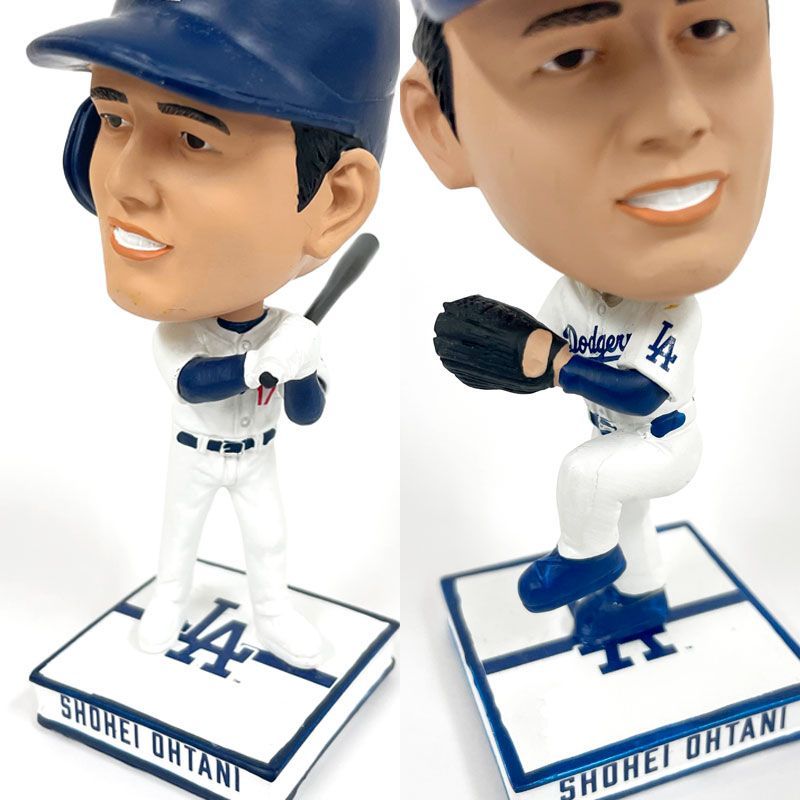 新品・在庫処分品】大谷翔平 SHOHEI OHTANI FOCO MINI BIG HEADS 2体
