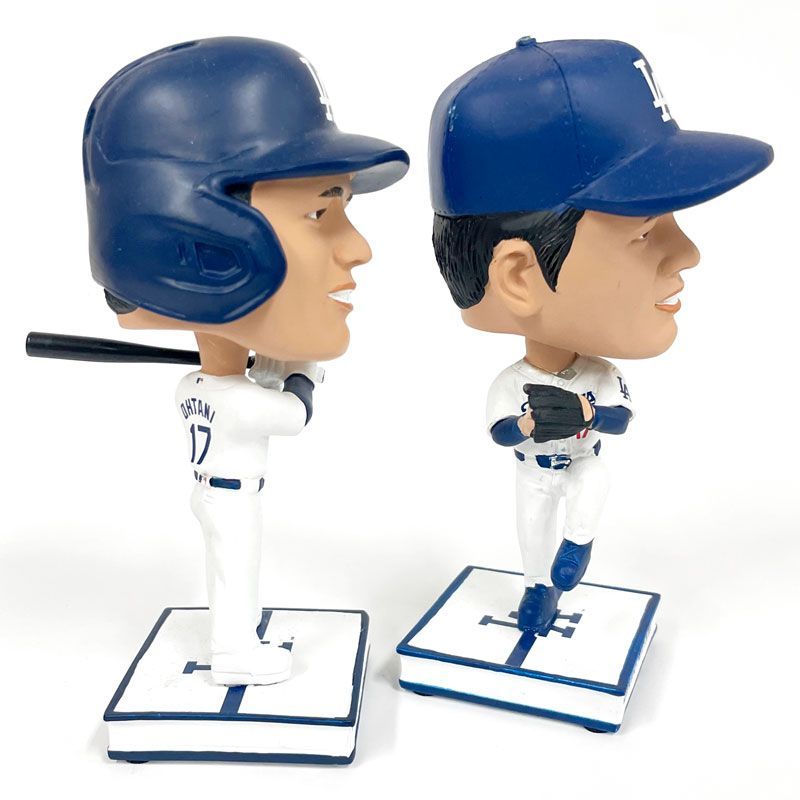 新品・在庫処分品】大谷翔平 SHOHEI OHTANI FOCO MINI BIG HEADS 2体
