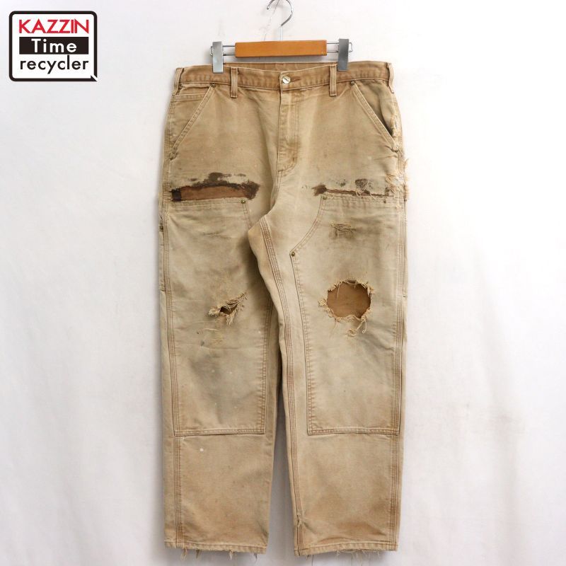 00s Carhartt ダブルニー ダック ペインターパンツ メンズ 表記34×30