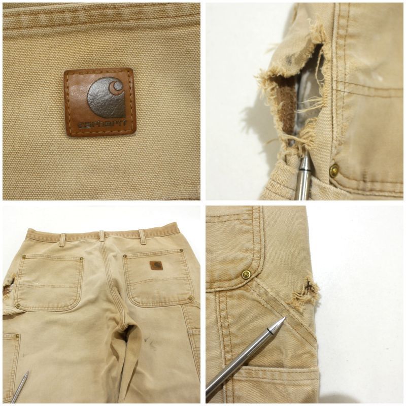 00s Carhartt ダブルニー ダック ペインターパンツ メンズ 表記34×30