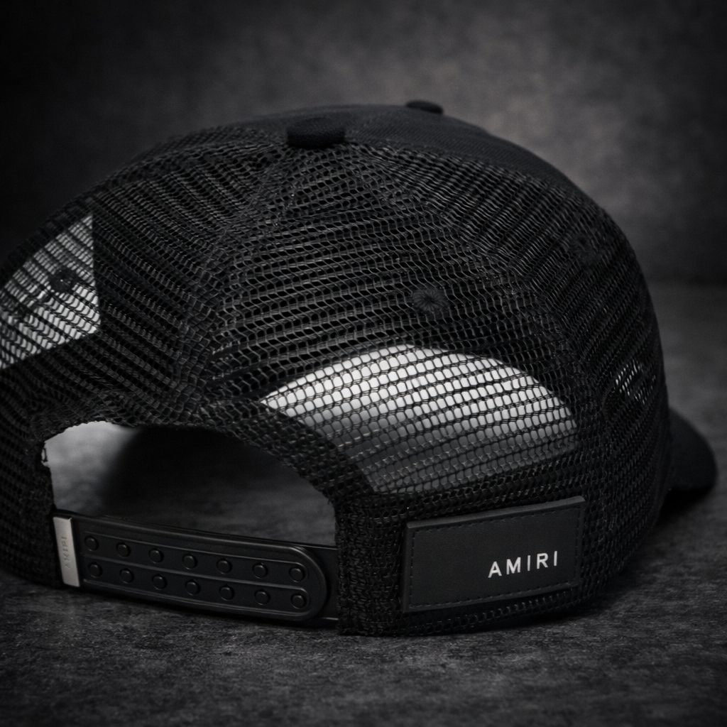 AMIRI（アミリ）キャップ 帽子 CAP ベースボールキャップ BLACK×BLUE