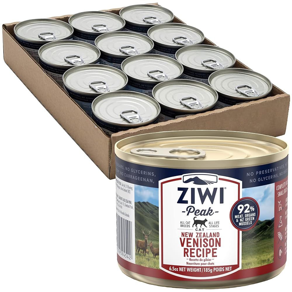 ジウィピーク (ZIWI Peak) 缶詰 ベニソン (猫用) 185g×12缶