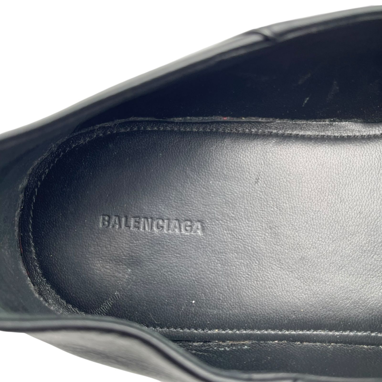 BALENSIAGA バレンシアガ BBレザーローファー BBロゴ スリッポン 金具 
