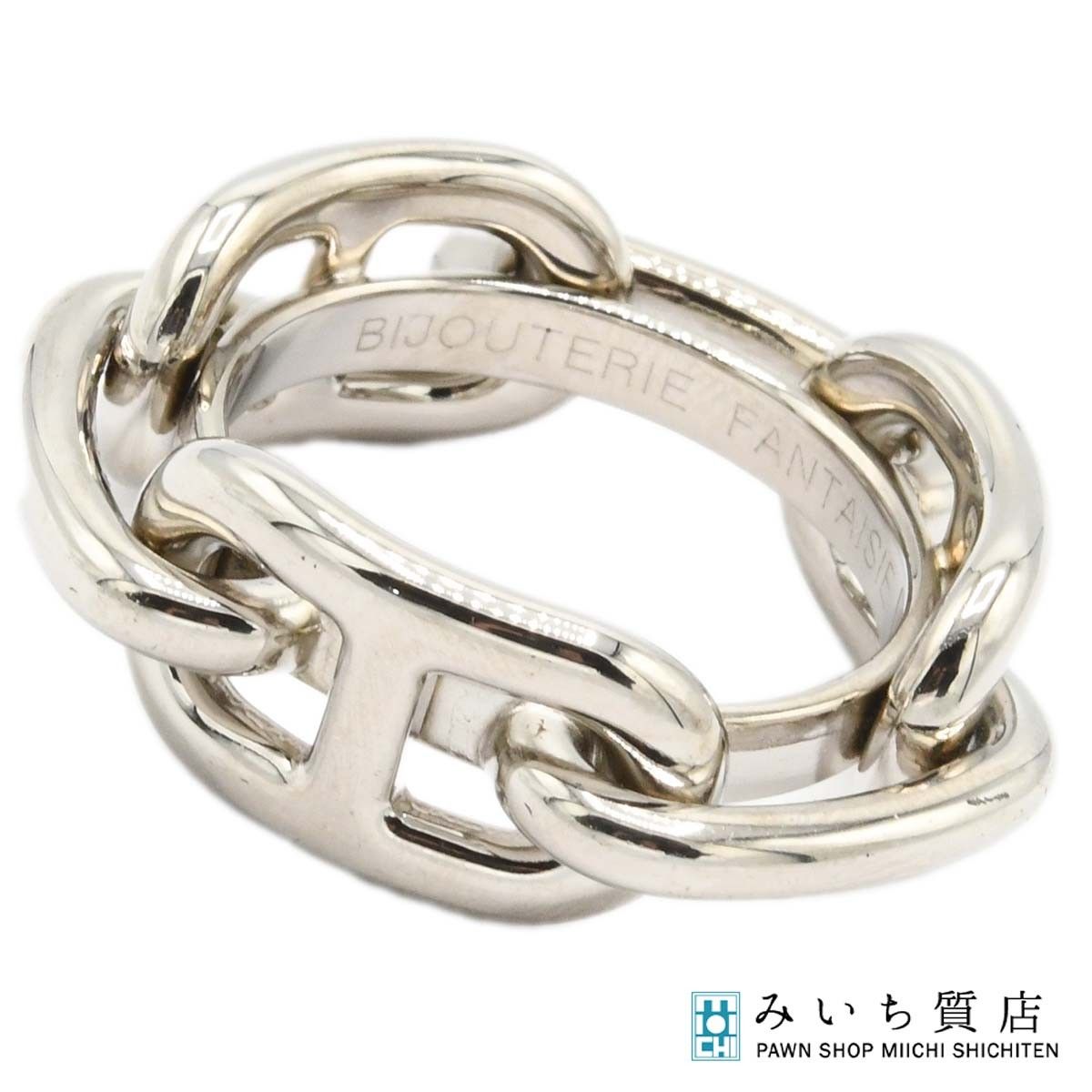 HERMES スカーフリング ルガテ シルバーカラー HERMES エルメス スカーフリング レガート ルガテ カレ 服飾小物