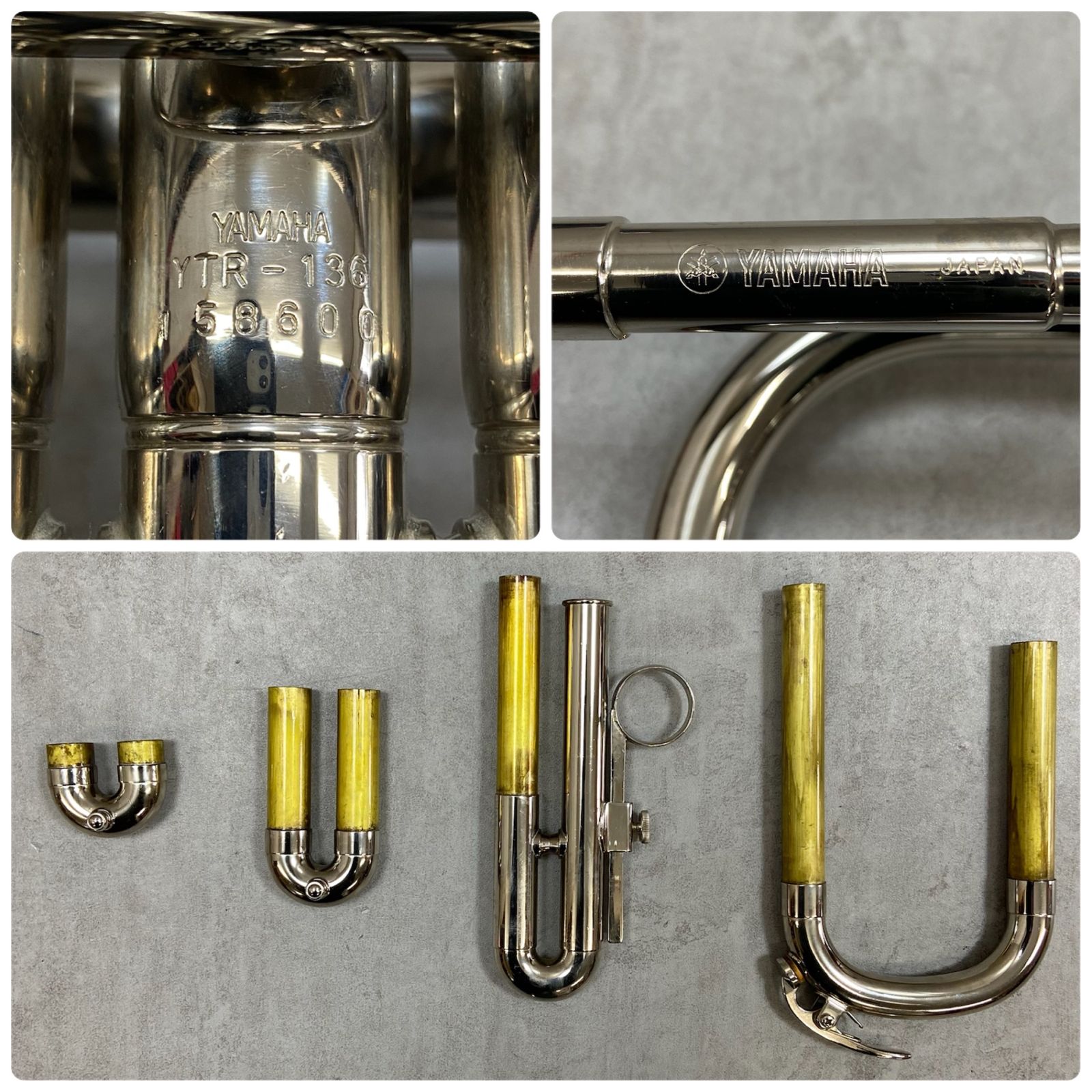 YAMAHA ヤマハ YTR-136 B♭トランペット trumpet 管楽器 Mボア