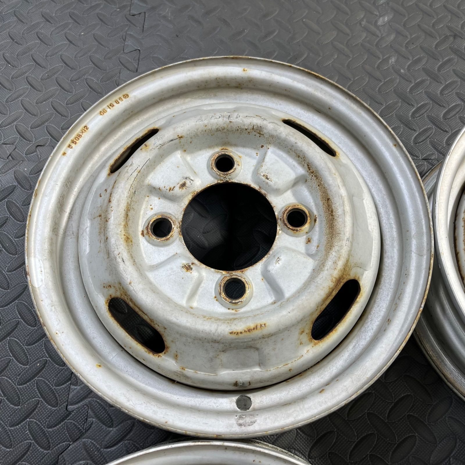 ☆旧車 希少☆ 三菱ミニキャブ 純正 12インチ スチールホイール 激安 4