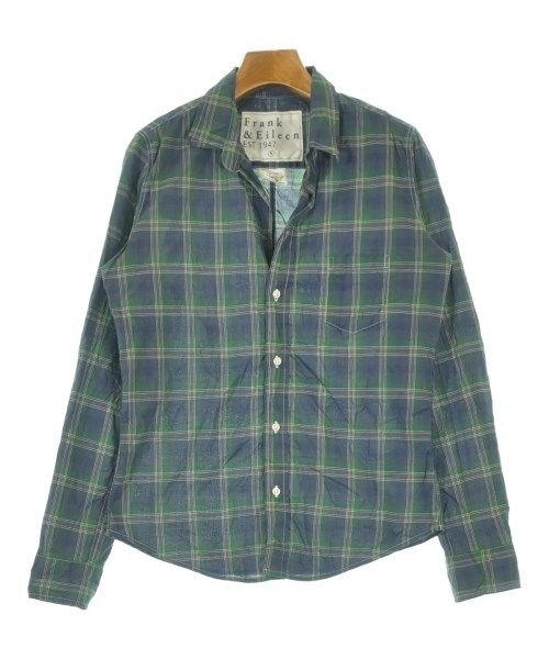 Frank&amp;Eileen フランクアンドアイリーン カジュアルシャツ XS 緑 【古着】【中古】【送料無料】 Frank&Eileen - Frank&Eileen フランクアンドアイリーン カジュアル