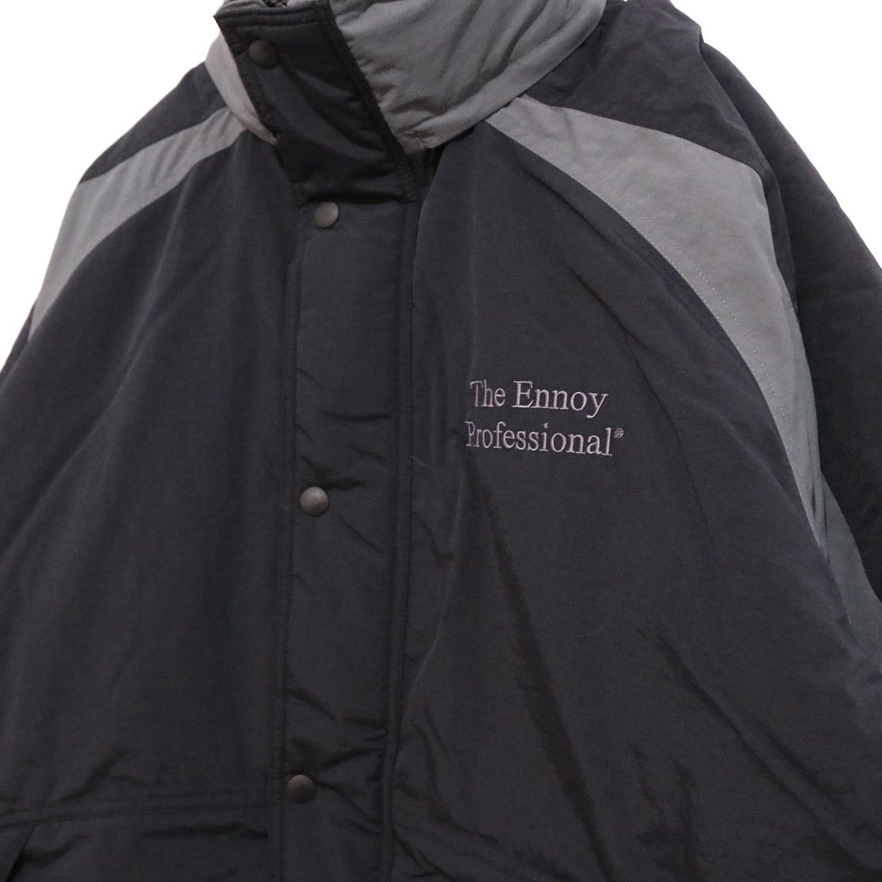 中古A】メンズL エンノイ パデッド ナイロン ベンチコート The Ennoy 