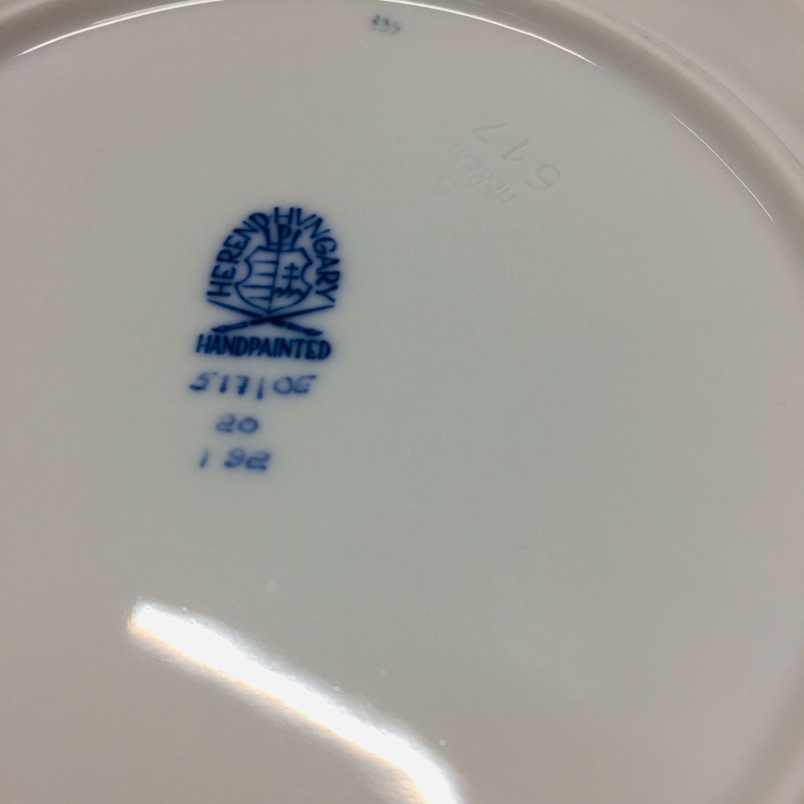 S【アンティーク】HEREND ヘレンド 大皿 2枚セット 食器 ヴィンテージ