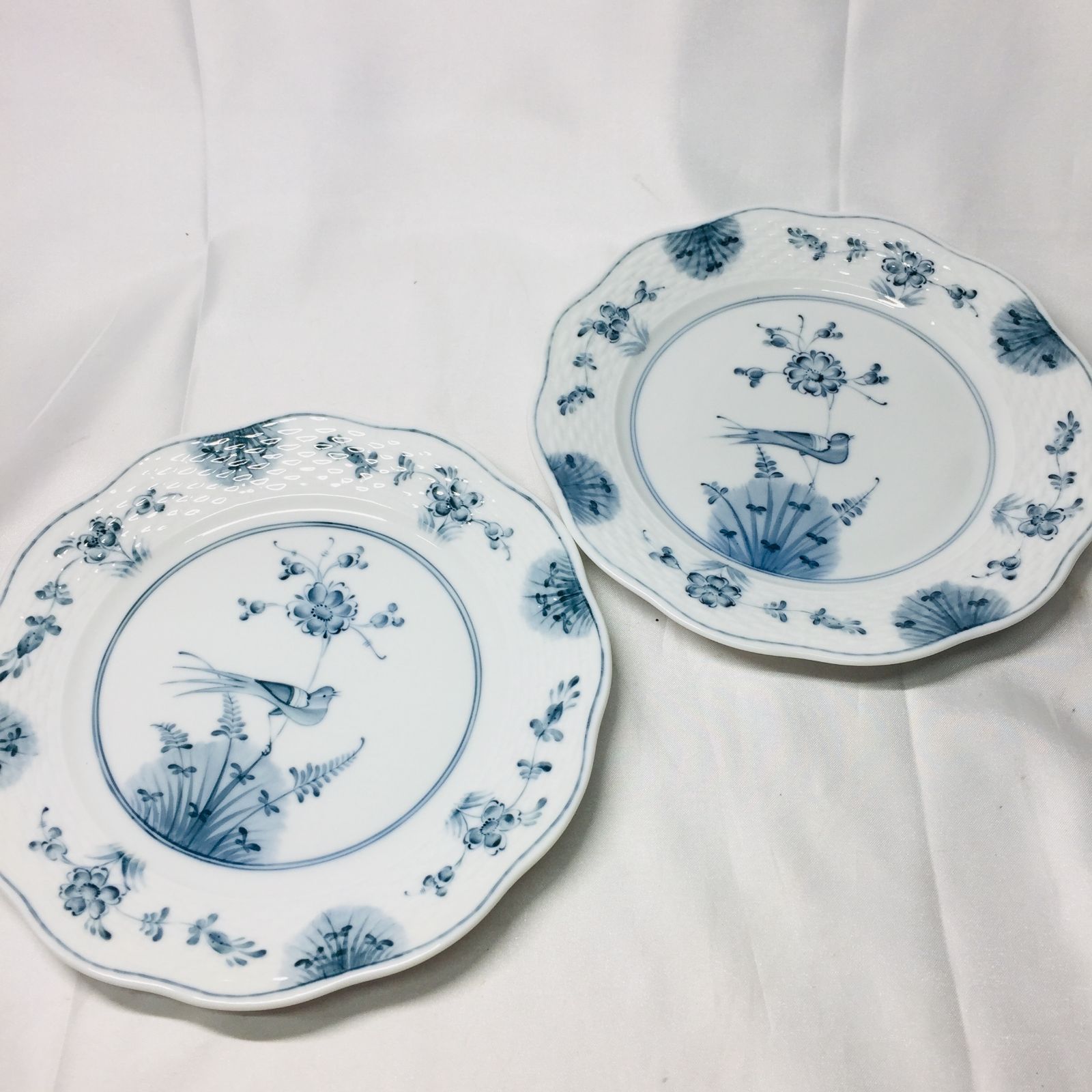 ヘレンド陶器皿 2枚セット S【アンティーク】HEREND ヘレンド 大皿 2枚セット 食器 ヴィンテージ
