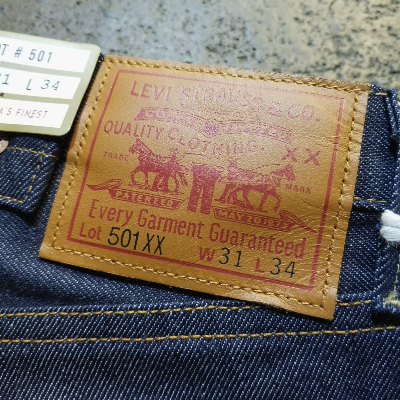 LEVI'S VINTAGE CLOTHING 37501-0018 1937年モデル 501XX W31