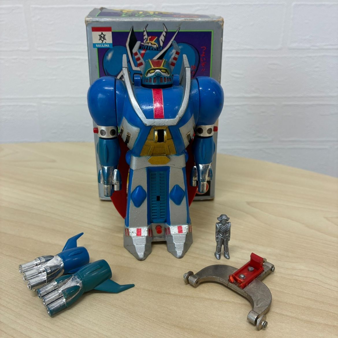 ◇ペガスロボタンク　[合金］[テッカマンシリーズ］ 中嶋製作所 ウルトラ合金 ペガスロボット 当時物 テッカマン 箱付き