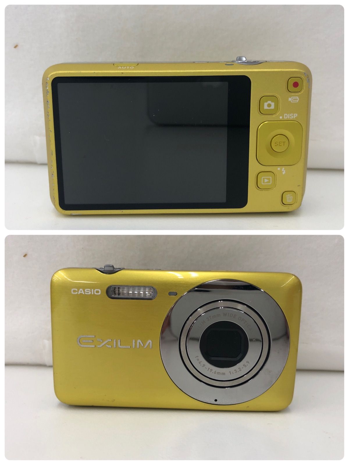 CASIO EXILIM EX-ZR1100　イエロー黄色バッテリー充電器付き CASIO EX-ZR1100【希少❗️】【完動品】状態◎▪️オールドコンデジ