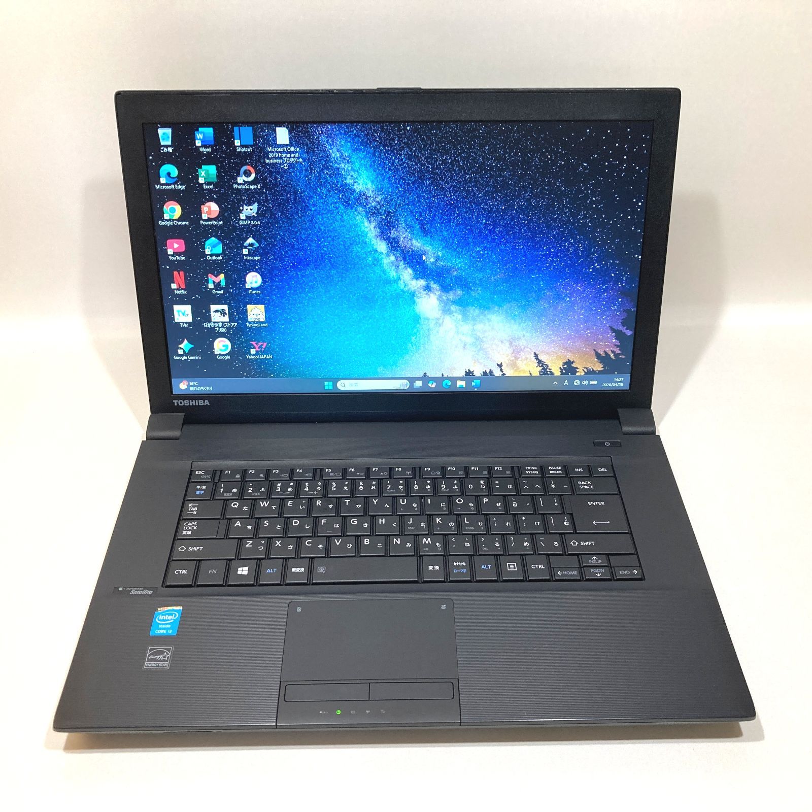 東芝ノート Win11 8Gb corei7 SSD500Gｂ 初心者OK！Core i3 SSD500GB 東芝ノートPC Win11Pro - メルカリ