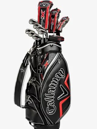 中古　ゴルフセット　バッグ付き　Callaway 9本 キャロウェイ X HOT ゴルフセット クラブ11本組(#1,FW5,H5,I6,7,8,9,PW