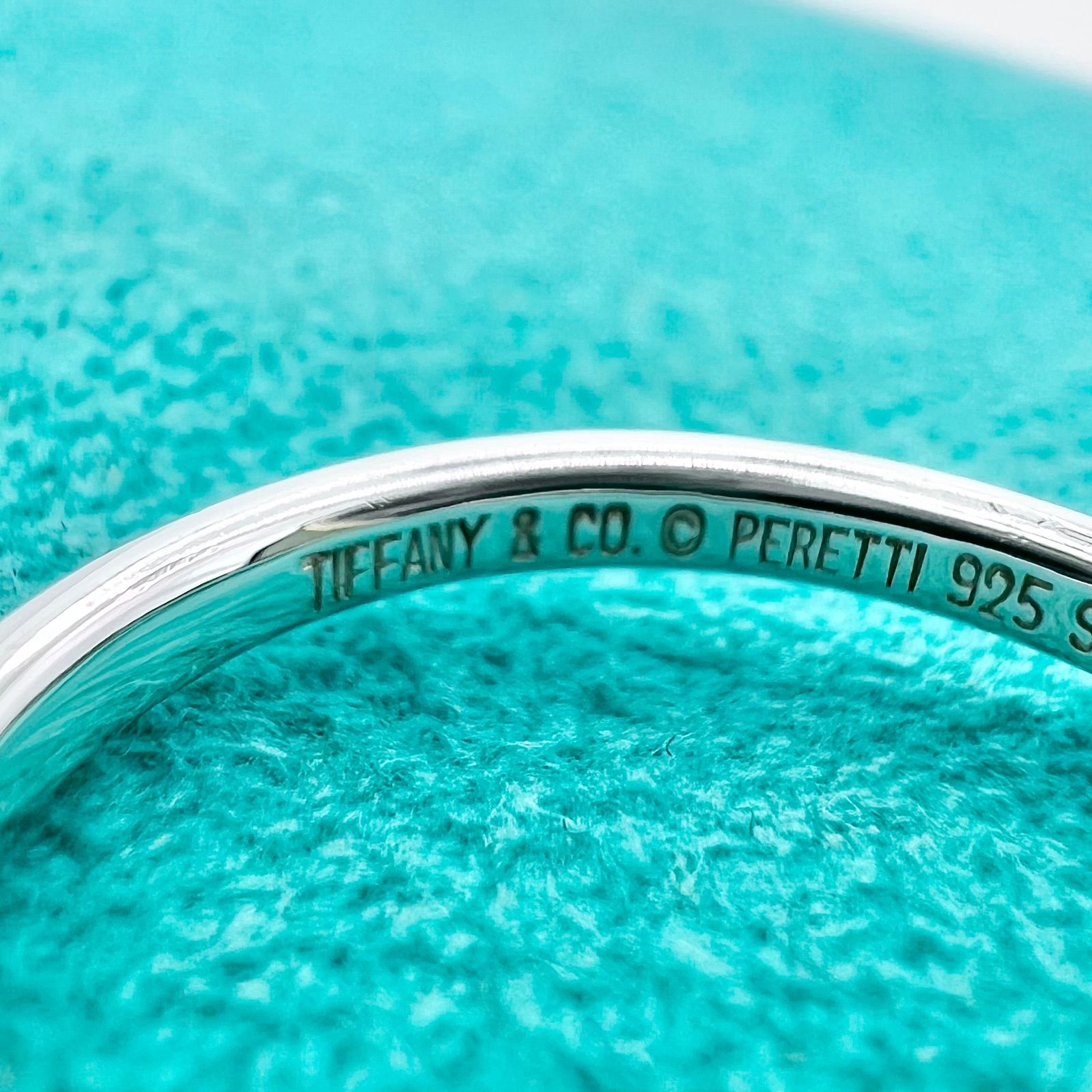TIFFANY ティファニー カーブド バンド リング 11.5号 極美品 極美品 ティファニー カーブドバンド リング 11.5号 TIFFANY&CO. SV