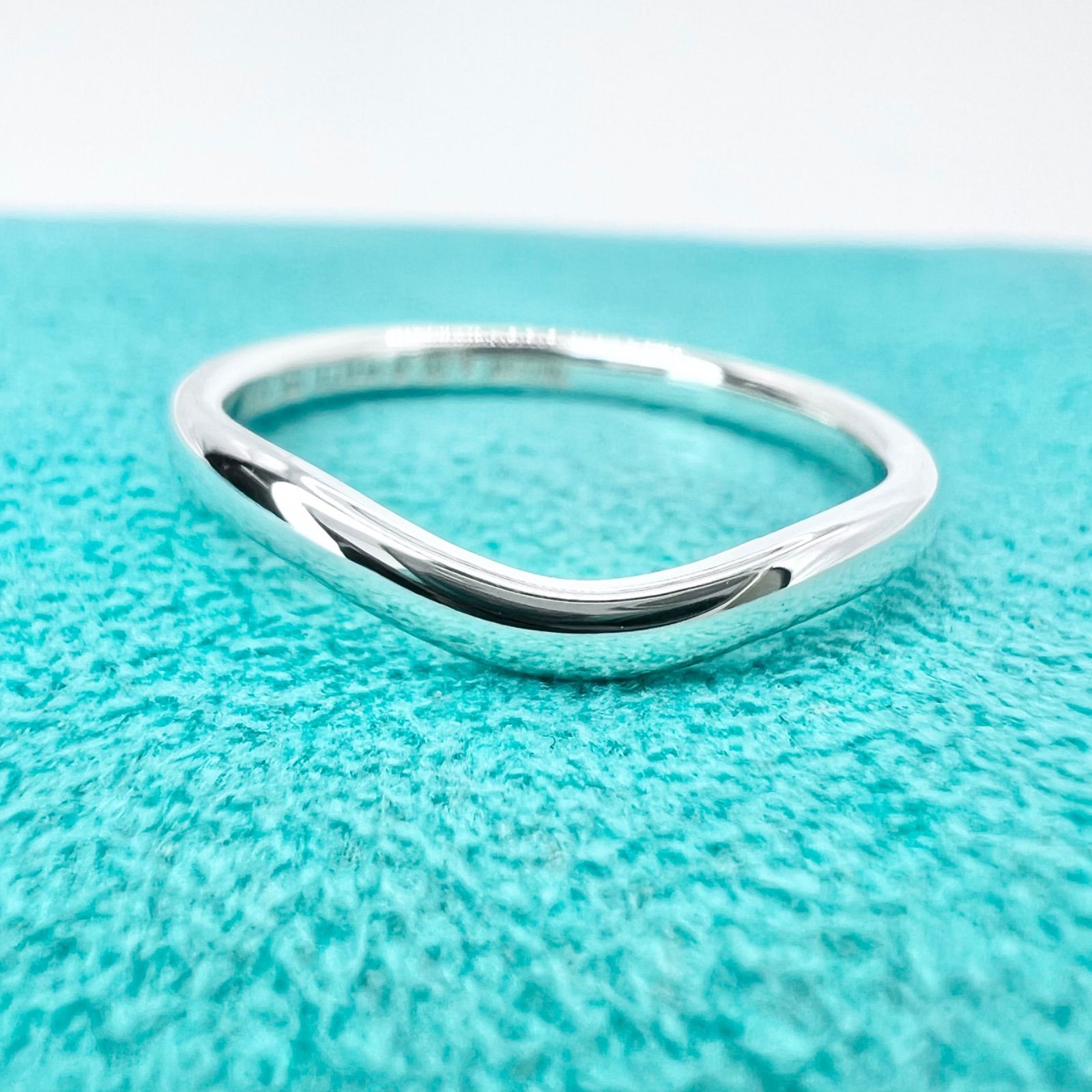 極美品 ティファニー カーブドバンド リング 11.5号 TIFFANY&CO. SV