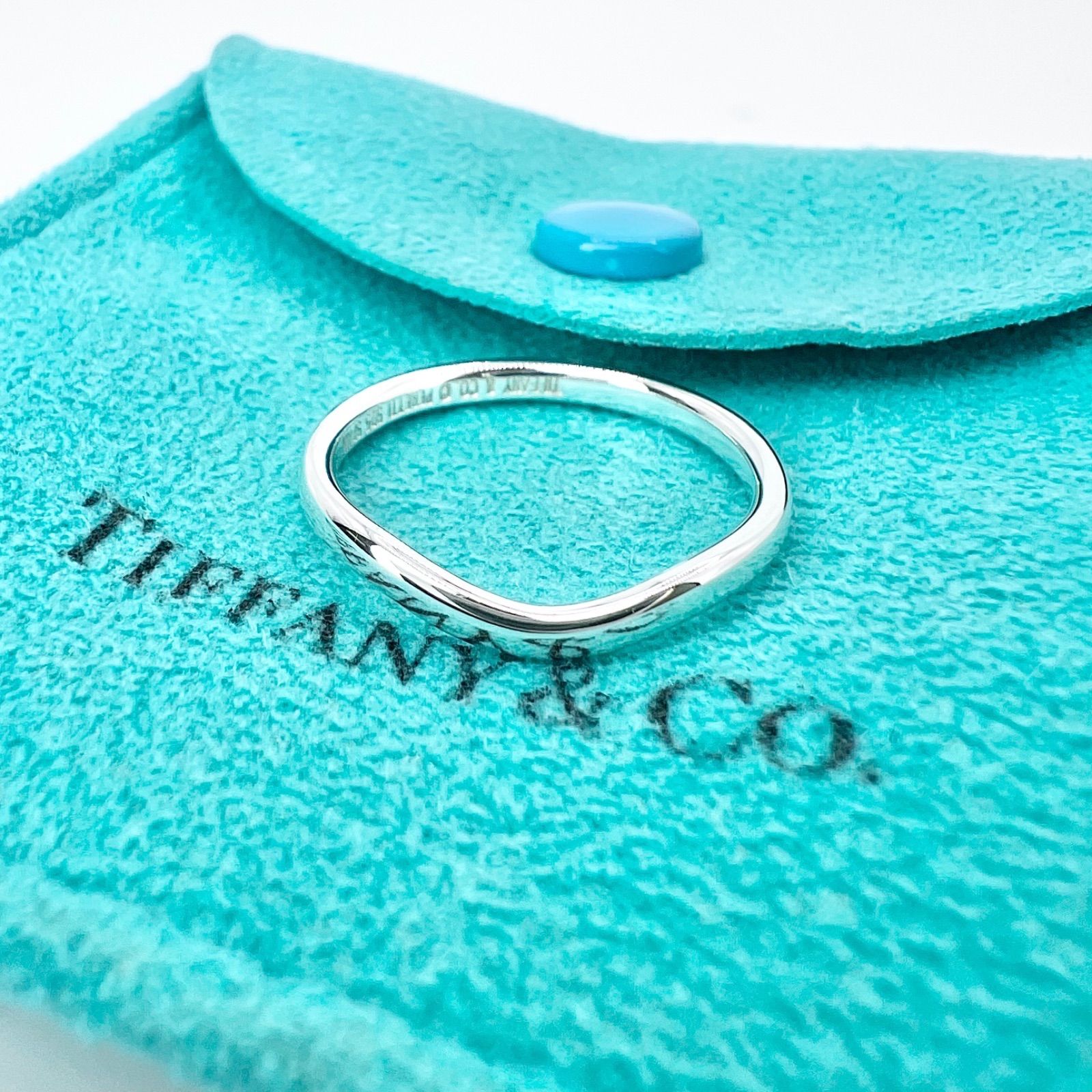極美品 ティファニー カーブドバンド リング 11.5号 TIFFANY&CO. SV 極美品 ティファニー カーブドバンド リング 11.5号 TIFFANY&CO. SV
