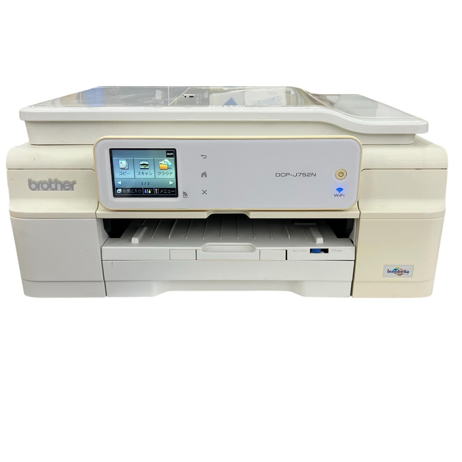 brother DCP-J752N プリンター 通電確認済 ホワイト - メルカリ