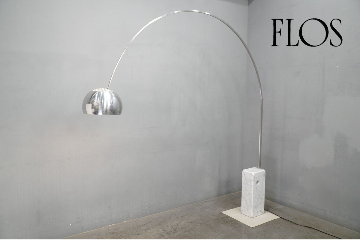 美品 2018年製 FLOS(フロス) ARCO アルコランプ フロアスタンド 照明 
