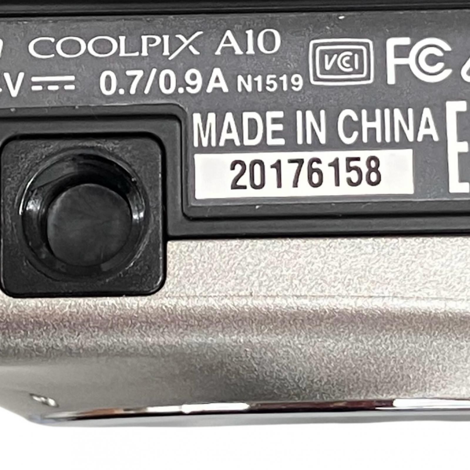 186000 動作未確認 Nikon ニコン 現状品 デジタルカメラ COOLPIX A10