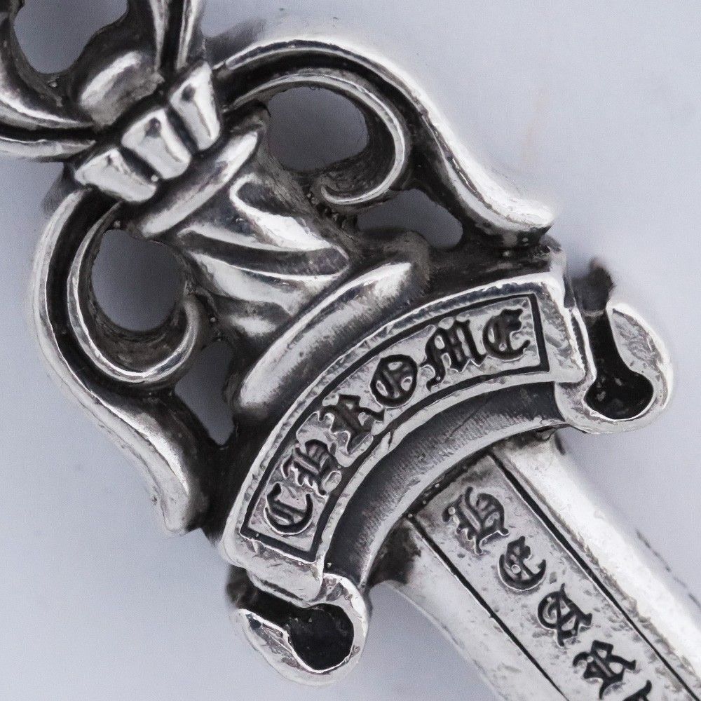 CHROME HEARTS ダブルダガーペンダント シルバー - メルカリ