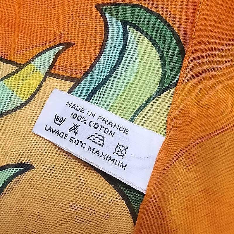 HERMES エルメス パレオ オレンジ / グリーン / イエロー コットン100％ ショール レディース 【中古】 12603K504 HERMES エルメス パレオ オレンジ / グリーン / イエロー コットン100