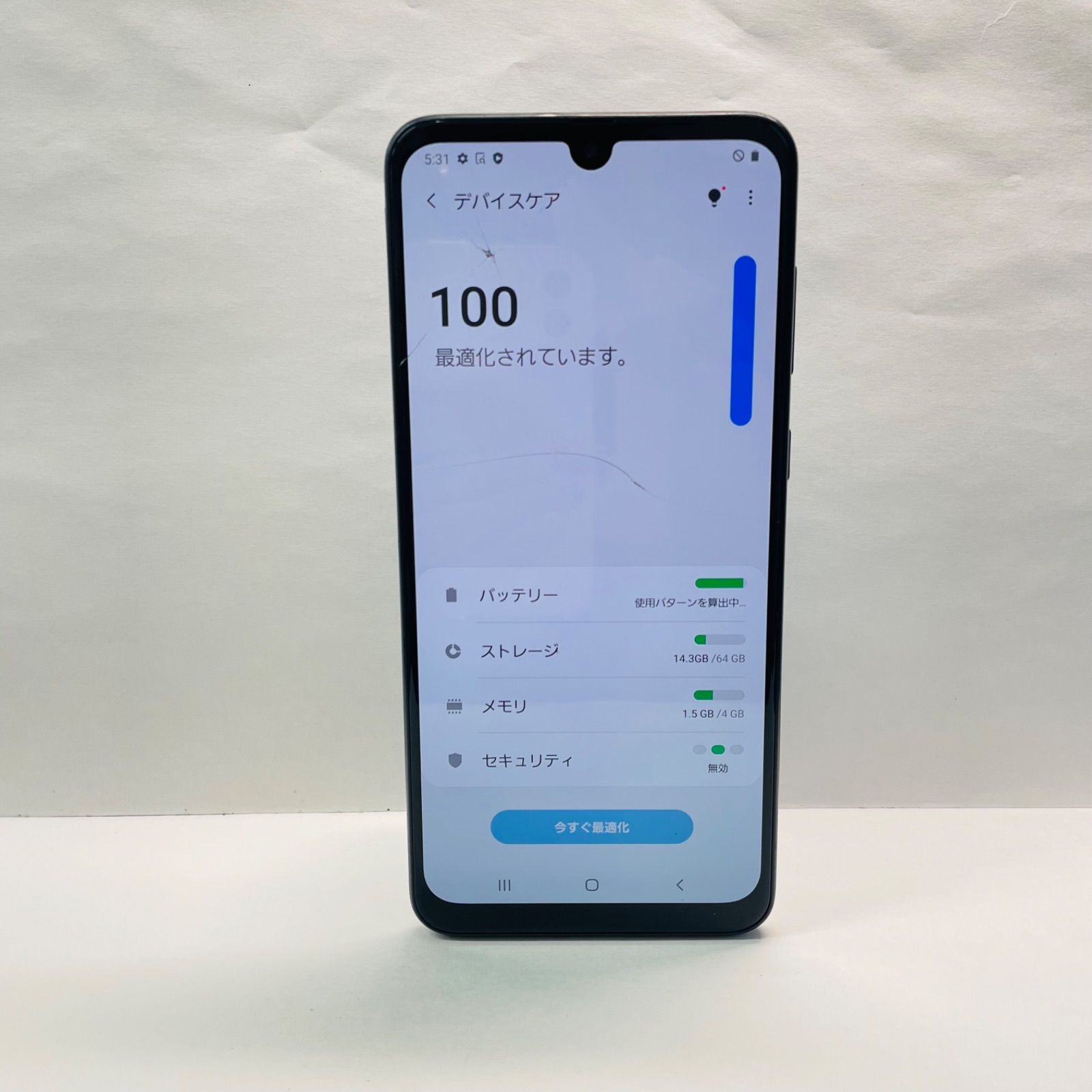 J-COM SCV43 Galaxy A30　ブルー ジャンク 【S1542】 Galaxy A30 新品未使用 SCV43 J:COM版SIMフリー 本体 Sランク スマホ