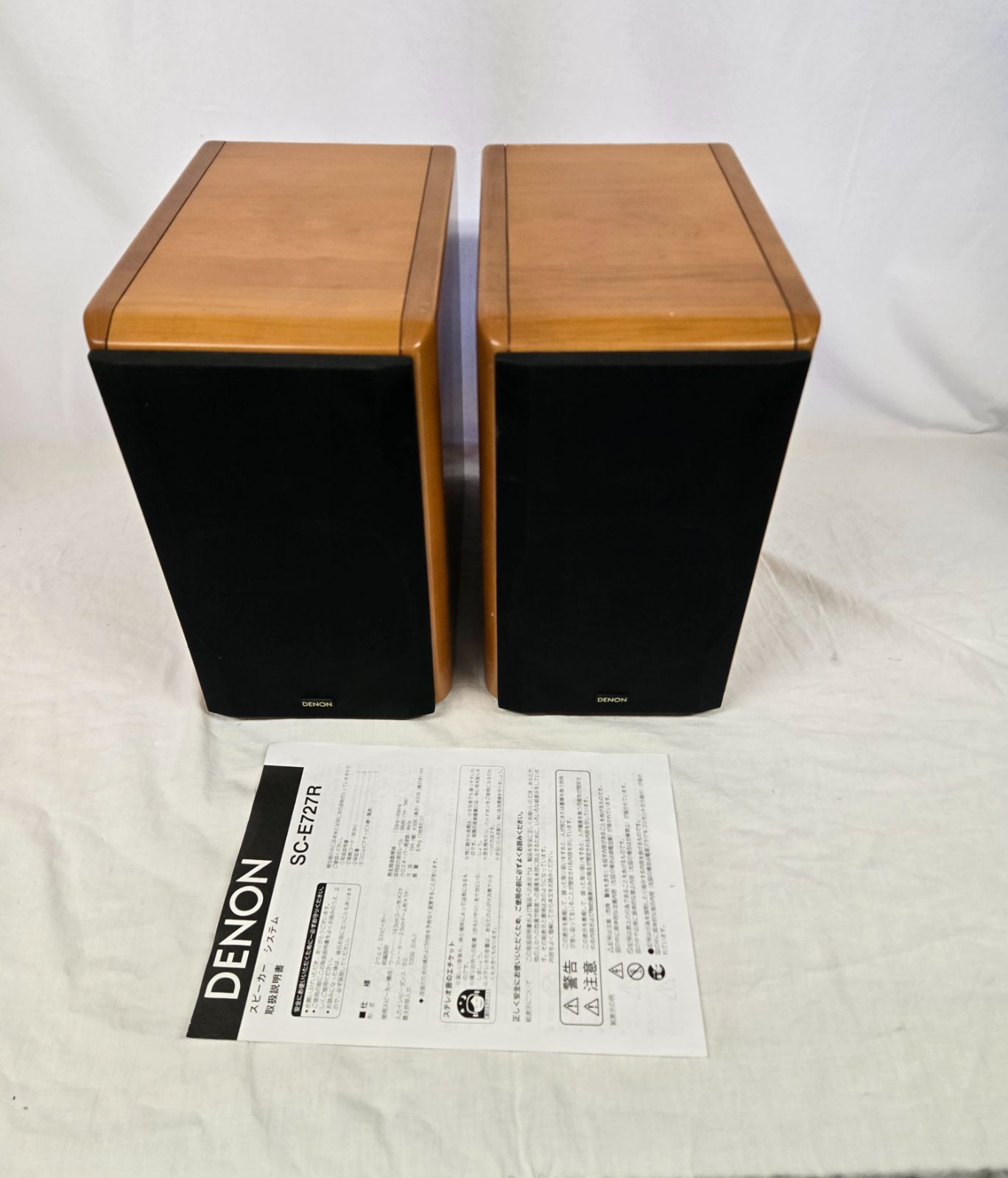 DENON SC-E727R スピーカーシステム 動作良好 説明書付 デノン - メルカリ