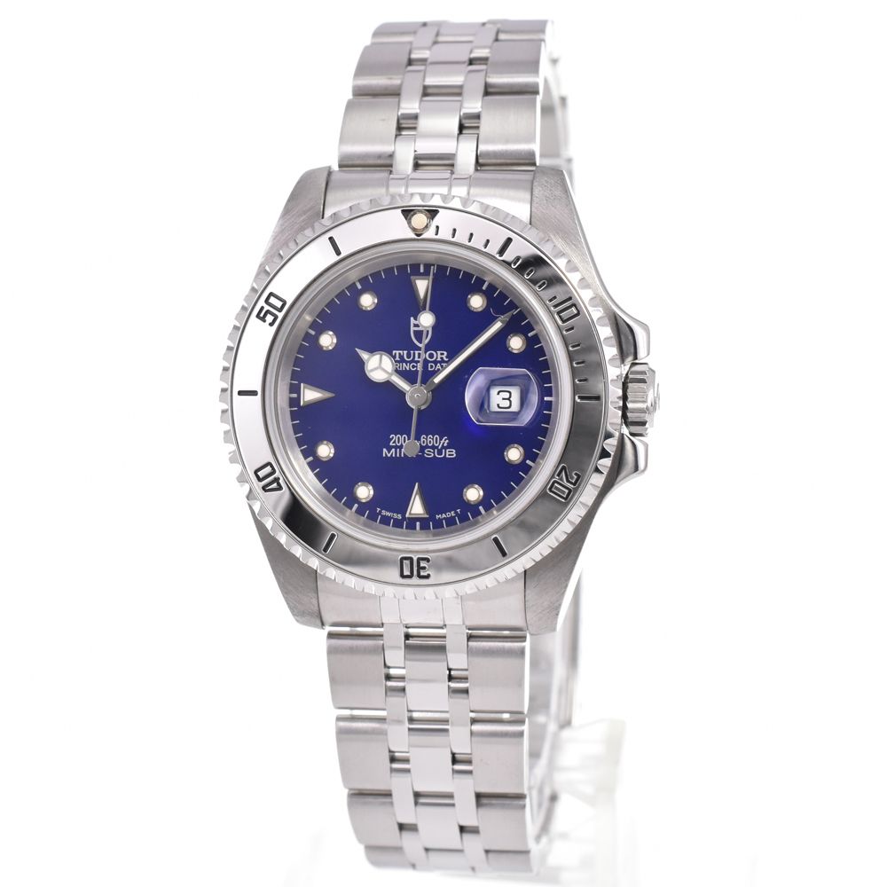 チューダー TUDOR 73190 プリンス デイト ミニサブ ブルー 自動巻き