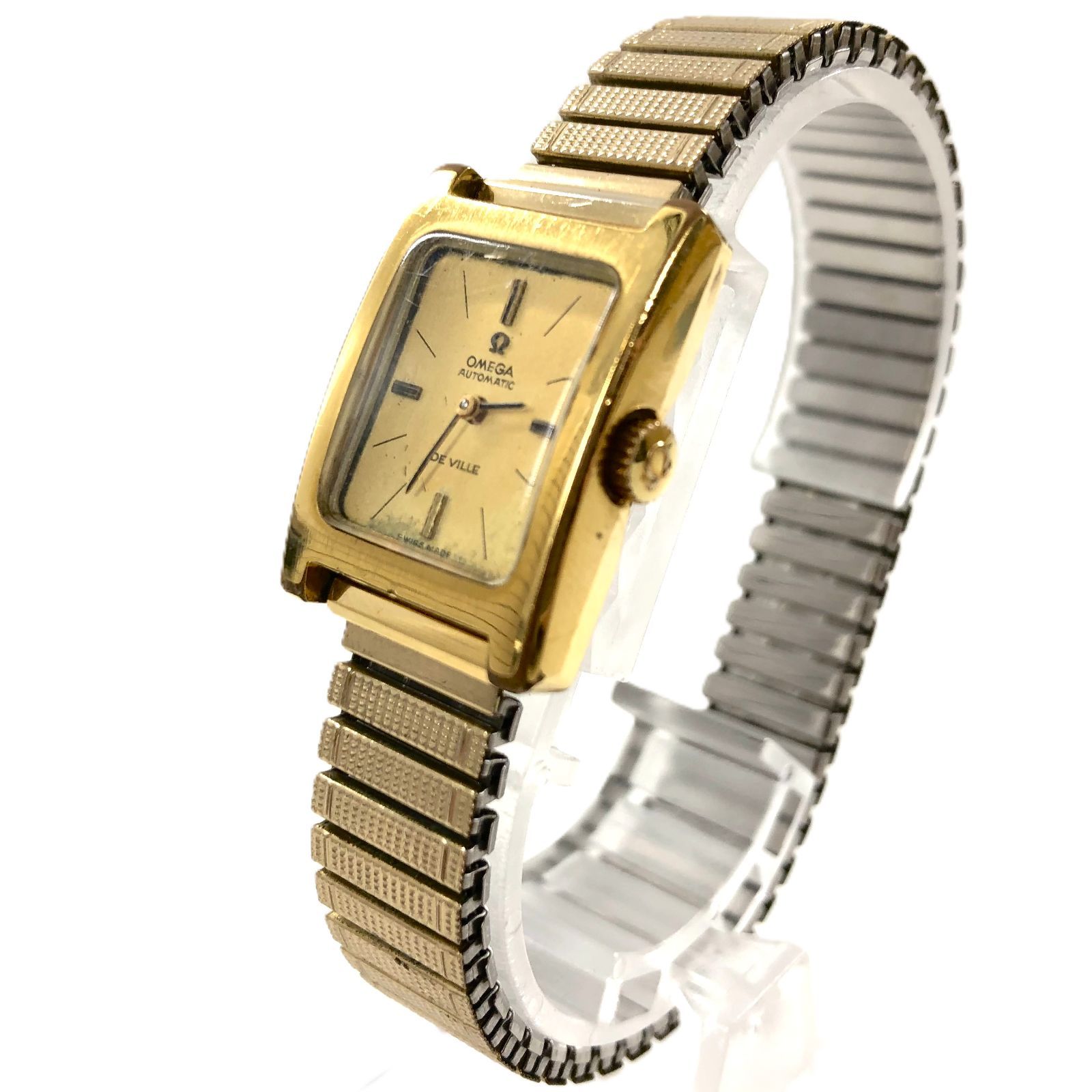 オメガデビル レディース自動巻 オメガ OMEGA アンティーク時計[DE VILLE デビル]レディース