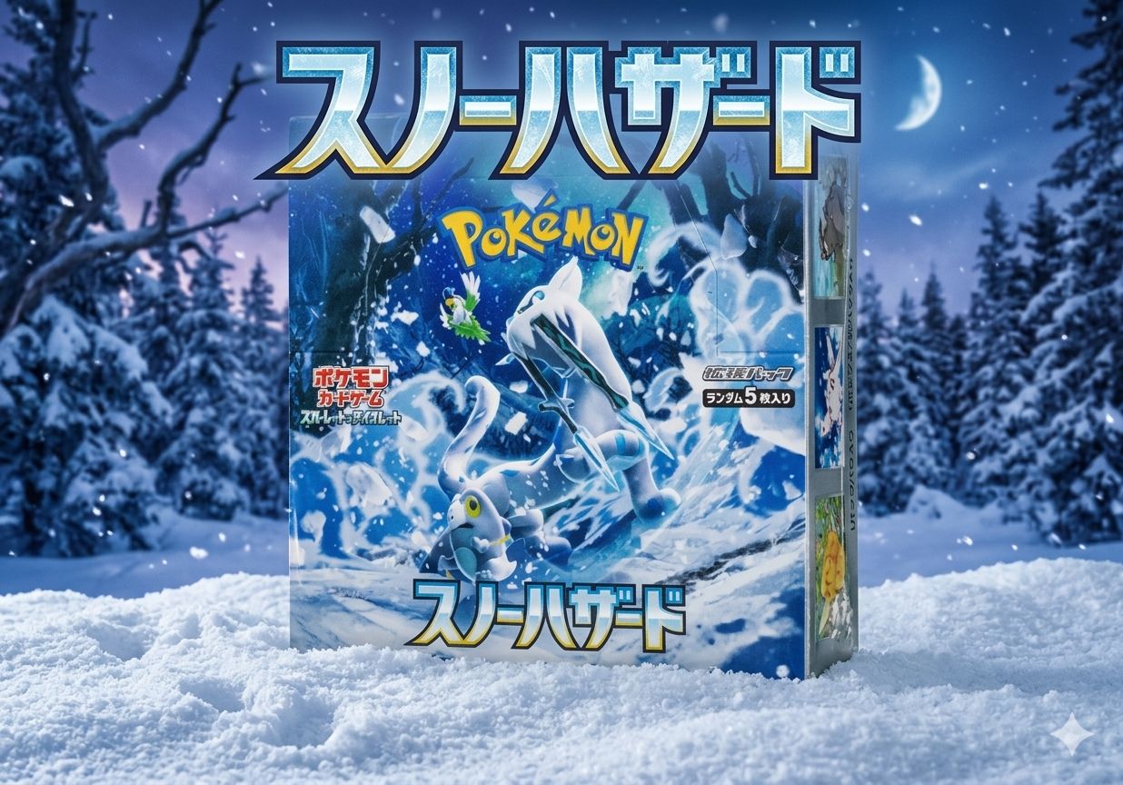 【シュリンク付】ポケモンカード　スノーハザードボックス　中古　リサイクルショップ宮崎屋住吉店23.10.14k ポケモンカードゲーム 即日配送 新品未開封 スノーハザード BOX