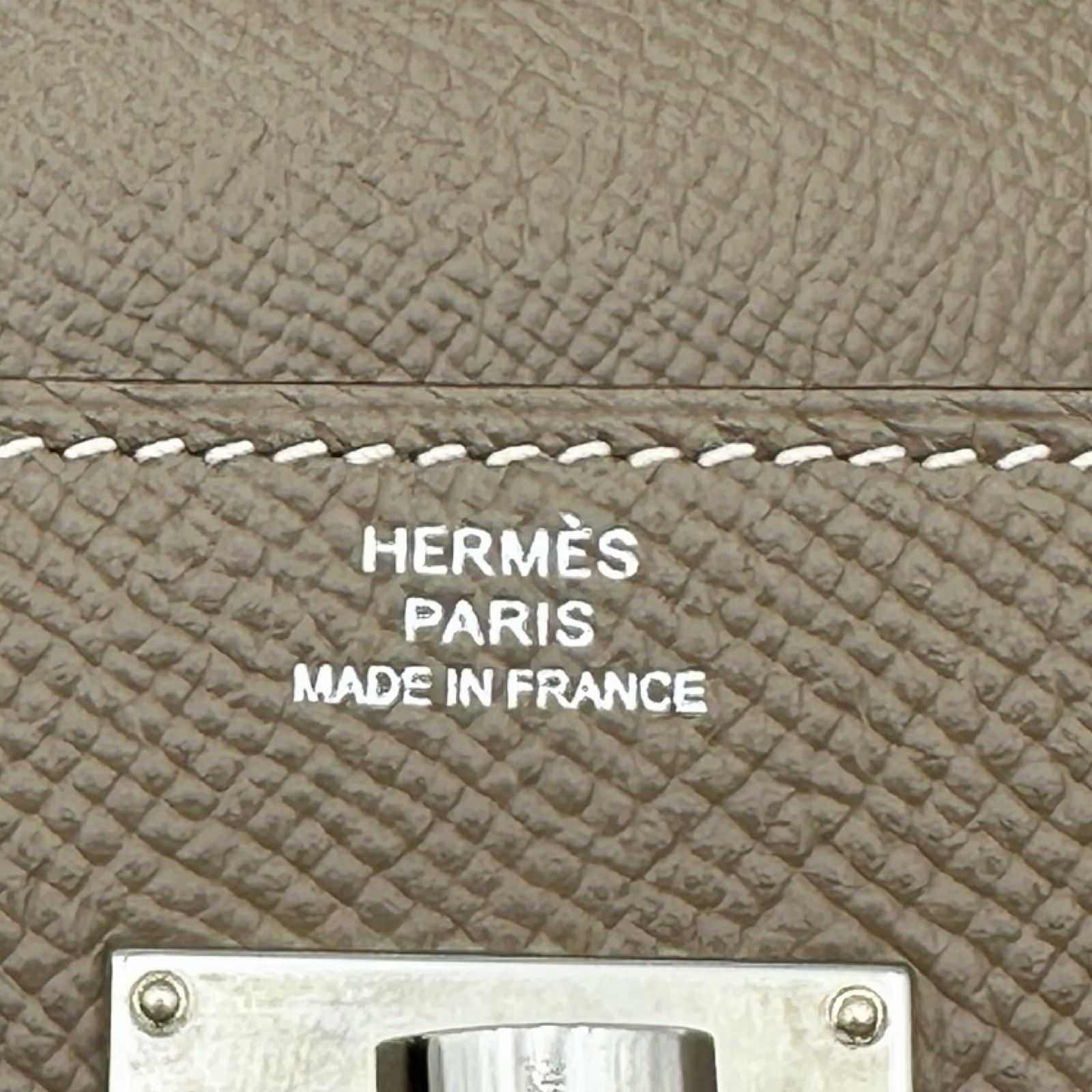 エルメス HERMES ケリートゥーゴー Z刻 エトゥープ シルバー金具 エプソン レディース ショルダーバッグ クラッチバッグ HERMES - エルメス HERMES ケリートゥーゴー Z刻 エトゥープ シルバー
