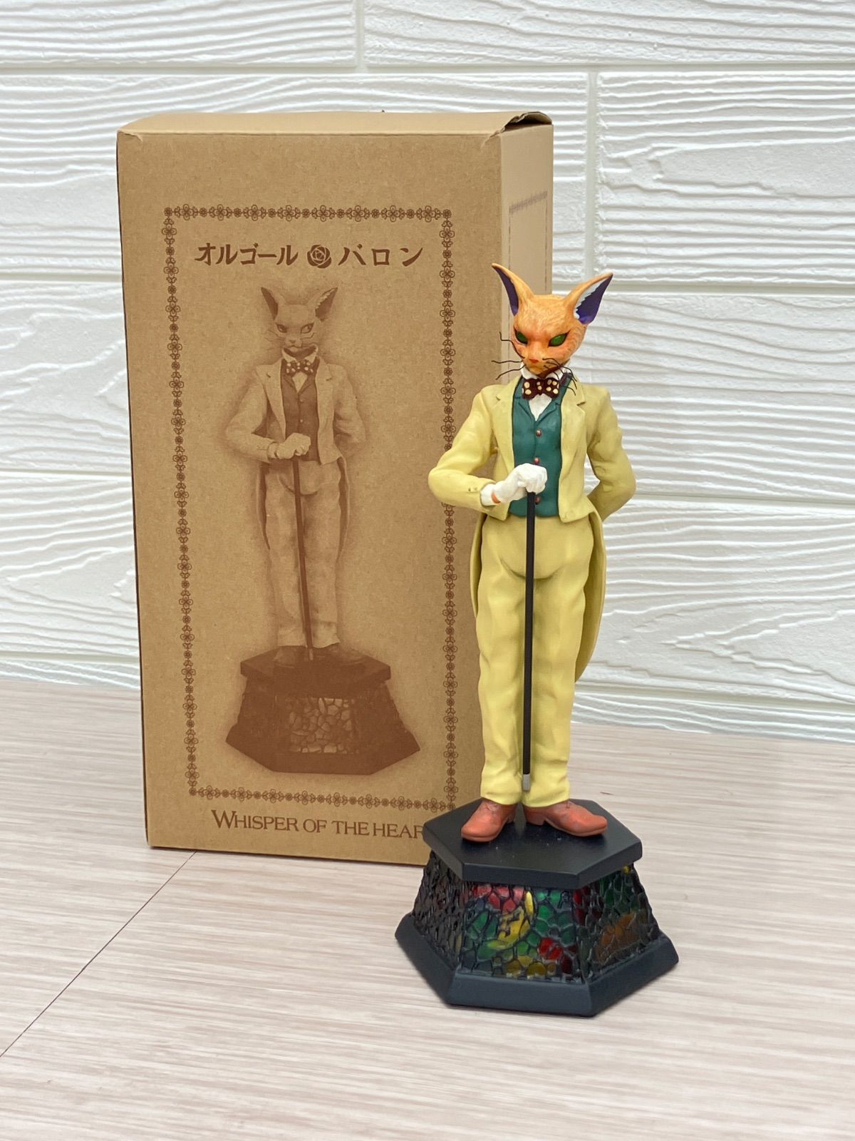 【箱入】スタジオジブリ　耳をすませば　オルゴール　フィギュア　バロン　廃盤希少品 廃盤/希少】耳をすませば バロン オルゴールフィギュア Country Road